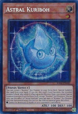 Astral Kuriboh (Secret Rare) (RA04-EN040) - Quarter Century Stampede 1st Edition