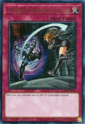 Different Dimension Ground (UR) (RA04-EN101) - Quarter Century Stampede 1st Edition