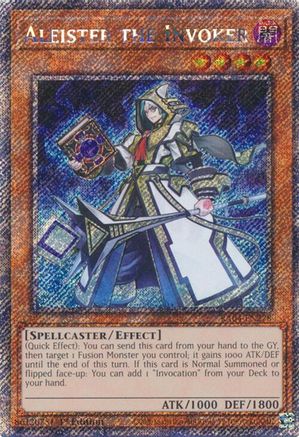 Aleister the Invoker (Platinum Secret Rare) (RA04-EN278) - Quarter Century Stampede 1st Edition