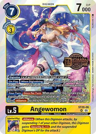 Angewomon (ST20-06) - Starter Deck 20: Protector of Light Release Event Cards Foil