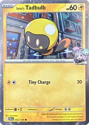 Iono's Tadbulb 052/159 - Holofoil Miscellaneous Cards & Products - Common