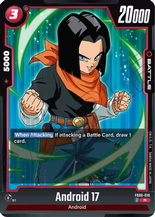 Android 17 - FB06-010 (FB06-010) - Rivals Clash Holofoil