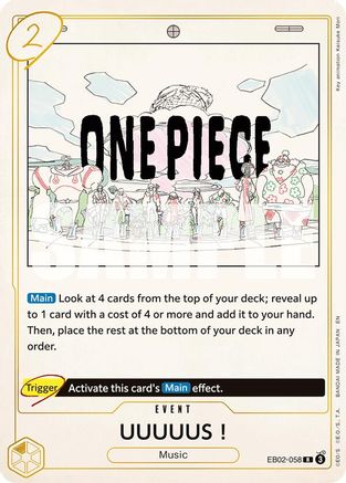 UUUUUS! (EB02-058) - Extra Booster: Anime 25th Collection Foil