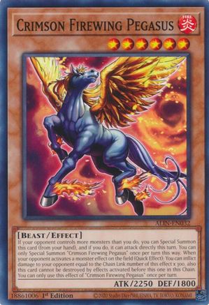 Crimson Firewing Pegasus (ALIN-EN032) - Alliance Insight 1st Edition