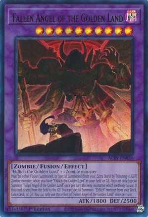 Fallen Angel of the Golden Land (ALIN-EN036) - Alliance Insight 1st Edition