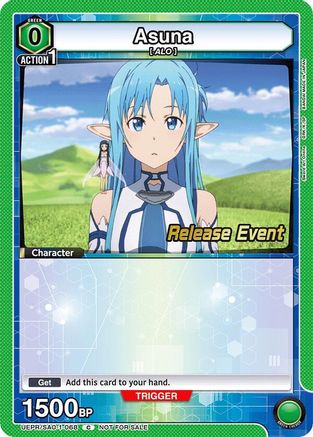 Asuna (068) (UE07BT/SAO-1-068) - UE07BT Sword Art Online Release Event Cards