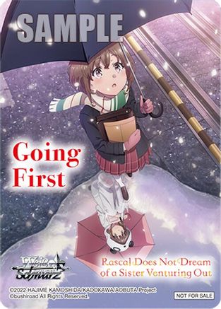 Going First (Rascal Does Not Dream of a Sister Venturing Out) - Rascal Does Not Dream Series