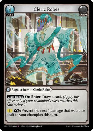Cleric Robes (038) (038) - Promotional Cards Foil