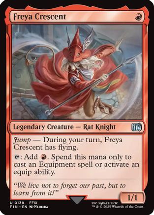 Freya Crescent 138 - Foil FINAL FANTASY - Uncommon