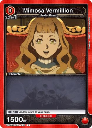 Mimosa Vermillion (090) (UE08BT/BCV-1-090) - UE08BT Black Clover