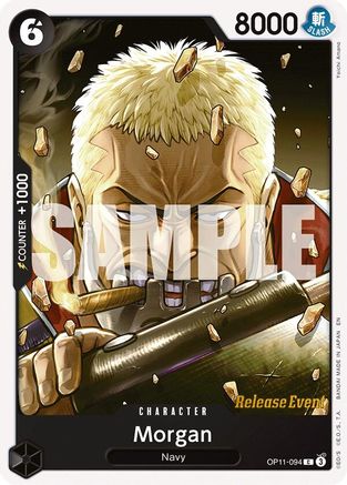 Morgan (OP11-094) - A Fist of Divine Speed Release Event Cards