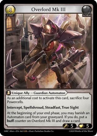 Overlord Mk III (63) - Mercurial Heart Alter Edition Foil