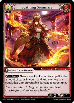 Scathing Seminary (207) - Mercurial Heart Alter Edition