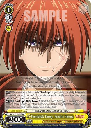 Formidable Enemy, Kenshin Himura (RKN/S115-E028 C) - Rurouni Kenshin