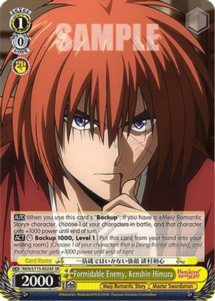 Formidable Enemy, Kenshin Himura (SR) (RKN/S115-E028S SR) - Rurouni Kenshin