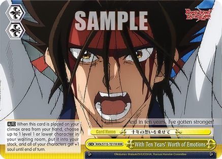 With Ten Years' Worth of Emotions (RRR) (RKN/S115-TE11R RRR) - Rurouni Kenshin