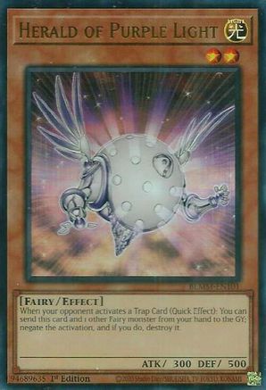 Herald of Purple Light (BLMM-EN101) - Battles of Legend: Monster Mayhem 1st Edition