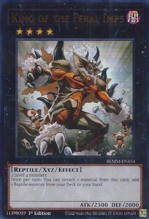 King of the Feral Imps (BLMM-EN154) - Battles of Legend: Monster Mayhem 1st Edition