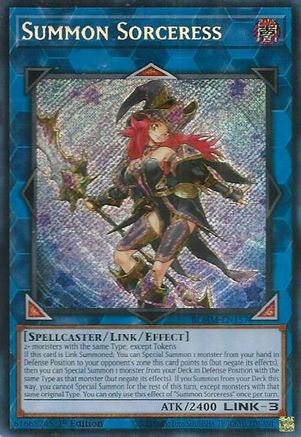 Summon Sorceress (BLMM-EN157) - Battles of Legend: Monster Mayhem 1st Edition