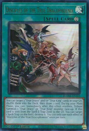 Disciples of the True Dracophoenix (BLMM-EN169) - Battles of Legend: Monster Mayhem 1st Edition