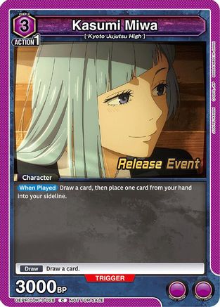 Kasumi Miwa (UEPR/JJK-3-028) - UEX02BT Jujutsu Kaisen Vol2 Release Event Cards