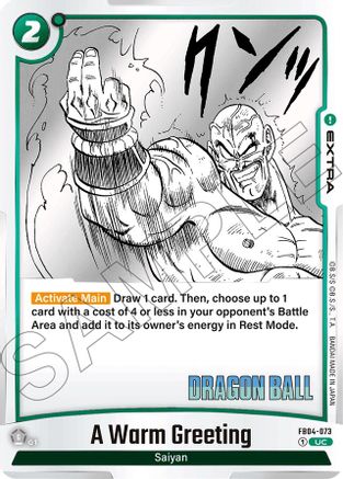 A Warm Greeting (FB04-073) - Manga Booster 01 Holofoil