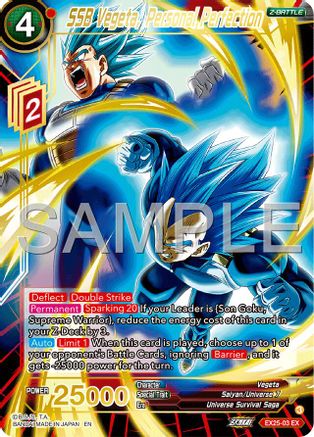 SSB Vegeta, Personal Perfection (EX25-03) - Expansion Deck Box Set 25 Premium Anniversary Box 2025 Foil
