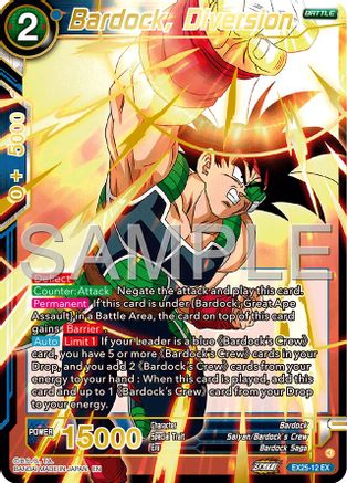 Bardock, Diversion (EX25-12) - Expansion Deck Box Set 25 Premium Anniversary Box 2025 Foil