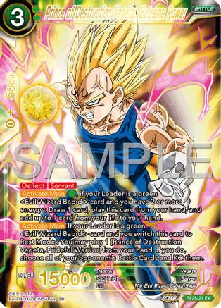 Prince of Destruction Vegeta, Extreme Power (EX25-21) - Expansion Deck Box Set 25 Premium Anniversary Box 2025 Foil