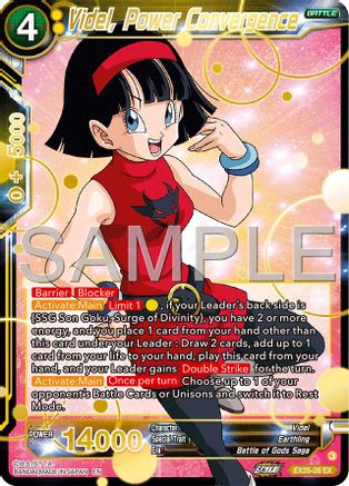 Videl, Power Convergence (EX25-28) - Expansion Deck Box Set 25 Premium Anniversary Box 2025 Foil