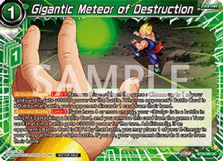 Gigantic Meteor of Destruction (Deluxe Pack 2025 Vol.2) (BT22-060) - Promotion Cards