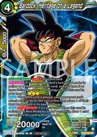 Bardock, Heritage of a Legend (Deluxe Pack 2025 Vol.2) (BT24-087) - Promotion Cards Foil