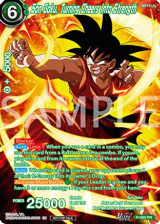 Son Goku, Turning Cheers Into Strength (Alternate Art) (Deluxe Pack 2025 Vol.2) (P-690) - Promotion Cards Foil