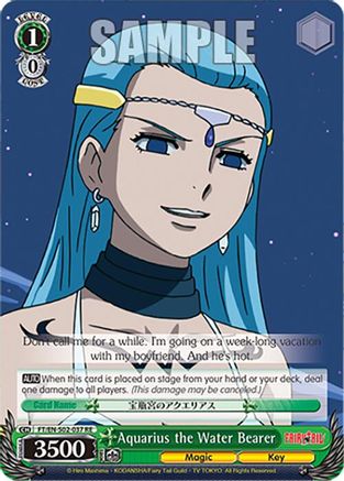 Aquarius the Water Bearer (FT/EN-S02-037 U RE) - Fairy Tail Chronicle Set