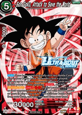 Son Goku, Attack to Save the World (Event Pack 17) (BT25-009) - Promotion Cards