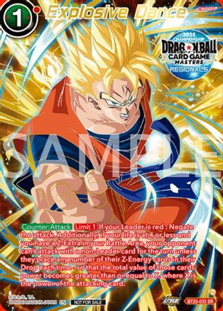 Explosive Dance (Alt-Art Card) (BT23-033) - Promotion Cards Foil