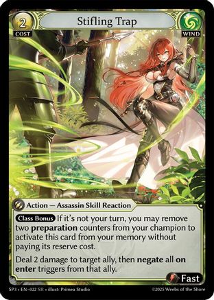 Stifling Trap (022) - Supporter Pack 3 Foil