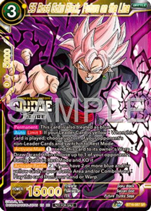 SS Rose Goku Black, Future on the Line (Judge Pack Vol.17) (Store) (BT16-087) - Judge Promotion Cards Foil