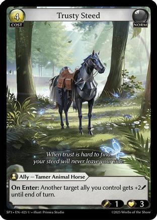 Trusty Steed (025) - Supporter Pack 3 Foil