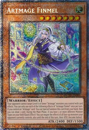 Artmage Finmel (Starlight Rare) (DUAD-EN009) - Duelist's Advance 1st Edition