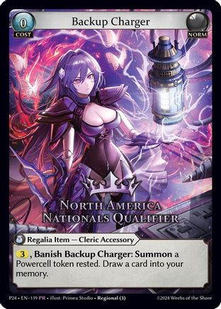 Backup Charger (North America Nationals Qualifier) (119) - Region Exclusive Promotional Cards Foil