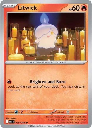Litwick 015/086 SV Black Bolt - Common
