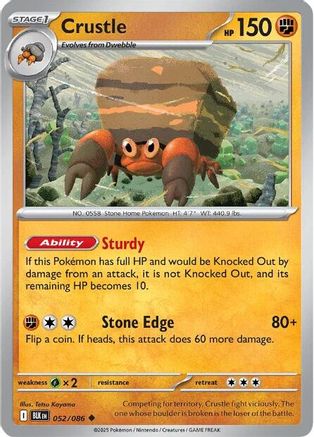 Crustle 055/086 SV Black Bolt - Uncommon