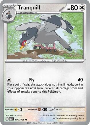 Tranquill 074/086 SV Black Bolt - Common