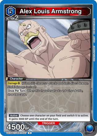 Alex Louis Armstrong (037) (UE09BT/FMA-1-037) - UE09BT FULLMETAL ALCHEMIST Foil