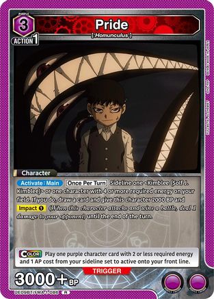 Pride (086) (UE09BT/FMA-1-086) - UE09BT FULLMETAL ALCHEMIST Foil