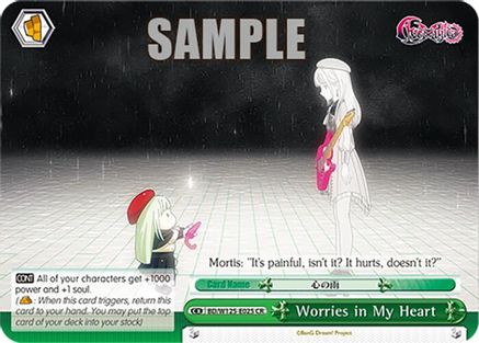 Worries in My Heart (BD/W125-E025 CR) - MyGO!!!!! x Ave Mujica