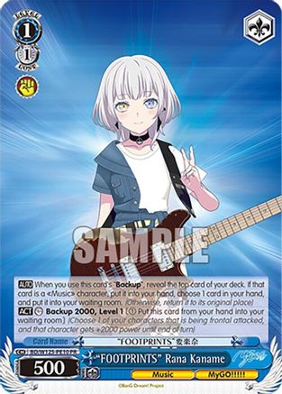 "FOOTPRINTS" Rana Kaname (PR) (BD/W125-PE10) - MyGO!!!!! x Ave Mujica
