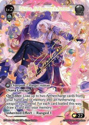 Diana, Judgment's Arrow (CSR) (009) - Distorted Reflections Foil