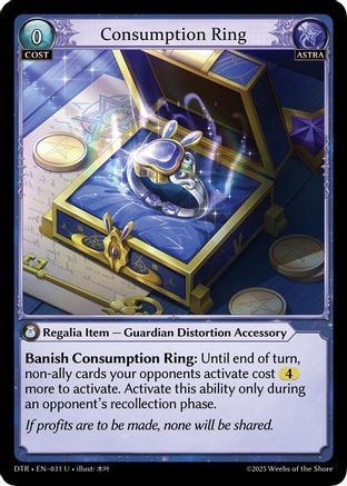 Consumption Ring (031) - Distorted Reflections Foil